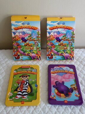 2 in boxes McDONALD’S McDonaldland Adult Happy Meal Toys – Hamburgler / Grimace
